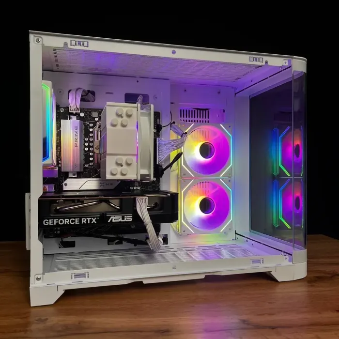 Збірка на замовлення: ігровий ПК GameMax Hype-M White Tower / AMD Ryzen 5 7500F (6 (12) ядер по 3,7 - 5,0 ГГц) / 32 ГБ DDR5 / 1000 ГБ SSD M.2 / nVidia GeForce RTX 5060, 8 ГБ GDDR7, 128-bit / 650 Вт - зображення 7