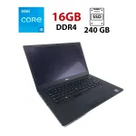 Ноутбук Dell Latitude 7490 / 14" (1920x1080) IPS / Intel Core i5-8350U (4 (8) ядра по 1.7 - 3.6 GHz) / 16 GB DDR4 / 240 GB SSD / Intel UHD Graphics 620 / WebCam б/в