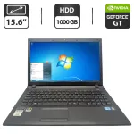 Ноутбук Terra Mobile 1547Q / 15.6" (1366x768) TN / Intel Core i3-3120M (2 (4) ядра по 2.5 GHz) / 6 GB DDR3 / 1000 GB HDD / nVidia GeForce GT 635M, 1 GB GDDR3, 128-bit / WebCam / DVD-ROM б/в