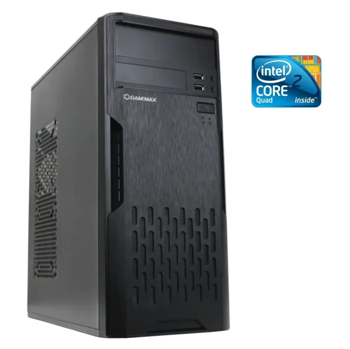 ПК GameMax ET-210-NP Tower / Intel Core 2 Quad Q8300 (4 ядра по 2.5 GHz) / 8 GB DDR3 / 320 GB HDD / Intel HD GMA X4500 / 350W б/в - зображення 1