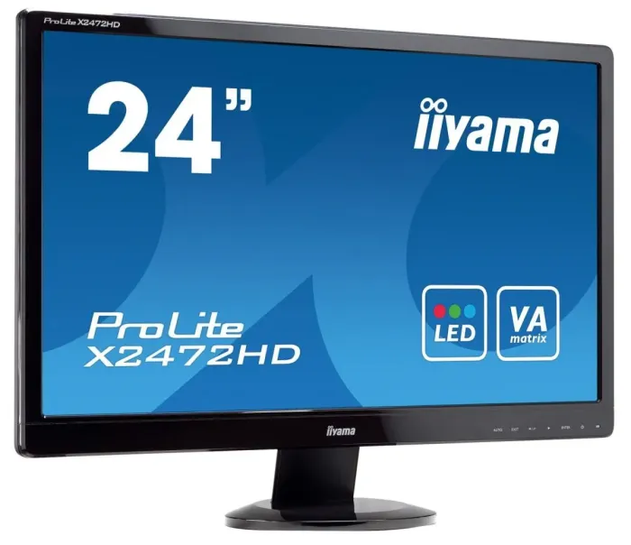 Монітор iiyama ProLite E2472HD / 24" (1920x1080) VA / 1x HDMI, 1x DVI, 1x VGA б/в - зображення 3