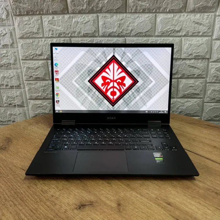 Ігровий ноутбук Б-клас HP Omen 15-en0013dx / 15.6" (1920x1080) IPS / AMD Ryzen 7 4800H (8 (16) ядер по 2.9 - 4.2 GHz) / 16 GB DDR4 / 512 GB SSD / nVidia GeForce GTX 1660 Ti, 6 GB GDDR6, 192-bit / WebCam б/в - зображення 2