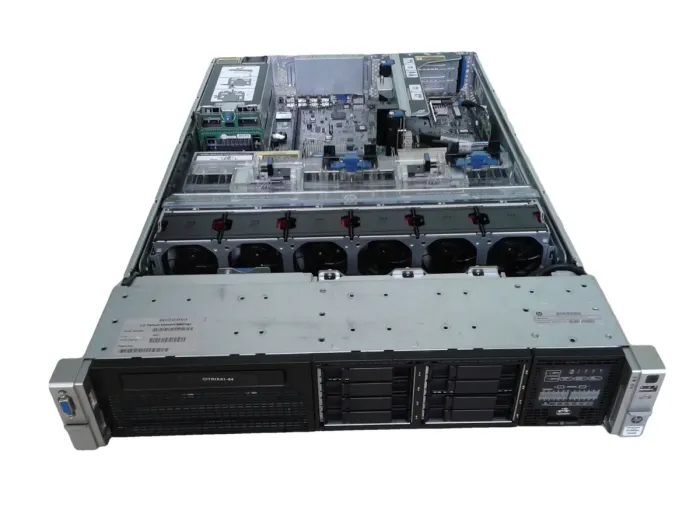 Сервер 2U HP ProLiant DL380p G8 SFF / 2 x Intel Xeon E5-2620 (6(12)ядер по 2.0-2.5GHz) / 64GB DDR3 / NO HDD / 2 x 460W / SAS, SATA б/в - зображення 9