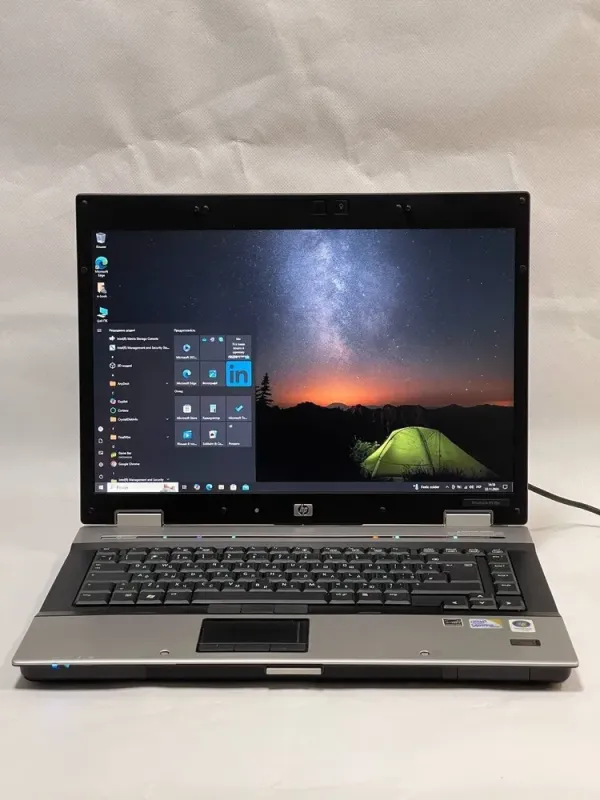 Ноутбук HP EliteBook 8530p / 15.4" (1280x800) TN / Intel Core 2 Duo P8400 (2 ядра по 2.26 GHz) / 4 GB DDR2 / 320 GB HDD / AMD Radeon HD 3650, 256 MB GDDR3, 128-bit / DVD-ROM / Без АКБ б/в - зображення 2