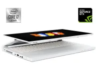 Ігровий ультрабук-трансформер Acer ConceptD CC314-72G / 14" (1920x1080) IPS Touch / Intel Core i7-10750H (6 (12) ядер по 2.6 - 5.0 GHz) / 16 GB DDR4 / 512 GB SSD / nVidia GeForce GTX 1650 Max-Q, 4 GB GDDR6, 128-bit / WebCam б/в