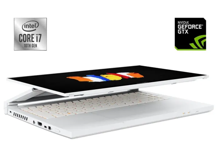 Ігровий ультрабук-трансформер Acer ConceptD CC314-72G / 14" (1920x1080) IPS Touch / Intel Core i7-10750H (6 (12) ядер по 2.6 - 5.0 GHz) / 16 GB DDR4 / 512 GB SSD / nVidia GeForce GTX 1650 Max-Q, 4 GB GDDR6, 128-bit / WebCam б/в - зображення 1