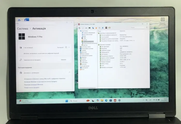 Ігровий ноутбук Б-класу Dell Latitude 5580 / 15,6" (1920x1080) IPS / Intel Core i7-7820HQ (4 (8) ядра по 2,9 - 3,9 ГГц) / 8 ГБ DDR4 / 256 ГБ SSD / nVidia GeForce 940MX, 2 ГБ GDDR5, 64-біт / WebCam / Win 11 Pro б/в - зображення 11