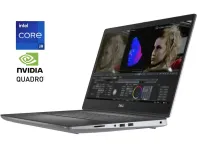 Мобільна робоча станція Dell Precision 7550 / 15.6" (1920x1080) IPS / Intel Core i9-10885H (8 (16) ядер по 2.4 - 5.3 GHz) / 32 GB DDR4 / 1000 GB SSD M.2 / nVidia Quadro RTX 4000, 8 GB GDDR6, 256-bit / WebCam б/в