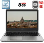 Ноутбук Б-клас HP ProBook 650 G2 / 15.6" TN / Core i5-6200U (2(4) ядра по 2.3-2.8 GHz) / 8GB DDR4 / 250GB SSD  HD Graphics 520 / WebCam / DisplayPort б/в