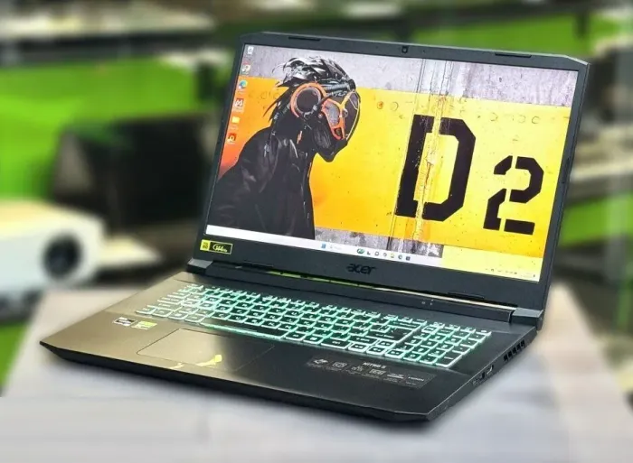 Ігровий ноутбук Acer Nitro 5 AN515-41 / 17,3" (1920x1080) IPS / AMD Ryzen 5 5600H (6 (12) ядер по 3,0 - 4,2 ГГц) / 16 ГБ DDR4 / 512 ГБ SSD M.2 / nVidia GeForce RTX 3070, 8 ГБ GDDR6, 256-біт / Веб-камера / Win 11 б/в - изображение 3