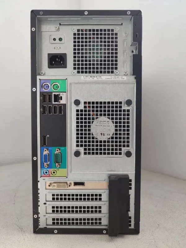 Комп'ютер Dell OptiPlex 990 Tower / Intel Core i7-2600K (4 (8) ядра по 3.4 - 3.8 GHz) / 16 GB DDR3 / 256 GB SSD / nVidia Quadro K620, 2 GB GDDR3, 128-bit / DVD-ROM б/в - зображення 4
