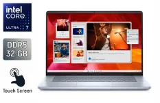 Ноутбук Dell Inspiron 16 Plus 7640 / 16" (2560x1600) IPS Touch / Intel Core Ultra 7 155H (16 (22) ядер по 1.4 - 4.8 GHz) / 32 GB DDR5 / 1000 GB SSD / Intel Arc graphics / WebCam / TouchID б/в