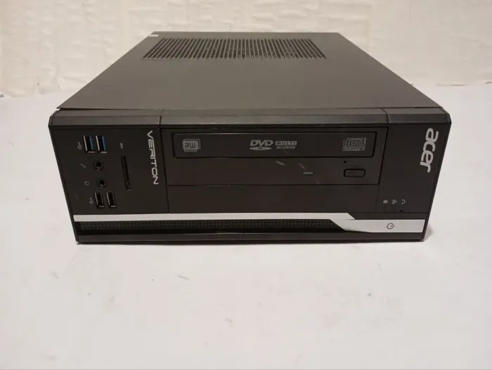 Комплект ПК Б-клас: Acer Veriton X2632G SFF / Intel Core i5-4570S (4 ядра по 2.9 - 3.6 GHz) / 8 GB DDR3 / 320 GB HDD / Intel HD Graphics 4600 / DVD-RW + Монітор AOC M2470SWDA / 24" (1920x1080) IPS / 1x DVI, 1x VGA / VESA 100x100 б/в - зображення 3