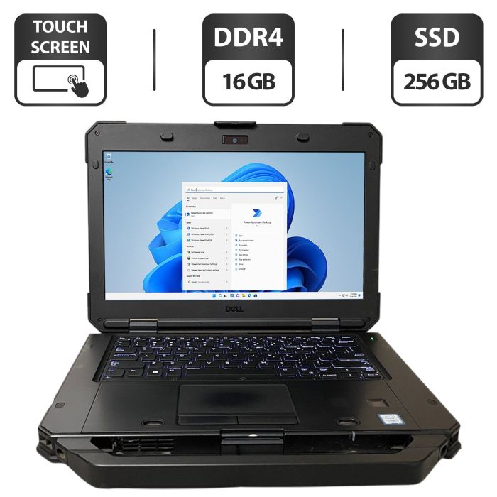 Захищений ноутбук Б-класу Dell Latitude 5420 Rugged / 14" (1920x1080) IPS Touch / Intel Core i5-8350U (4 (8) ядра по 1.7 - 3.6 GHz) / 16 GB DDR4 / 256 GB SSD M.2 / Intel UHD Graphics 620 / WebCam / Стилус / Два АКБ б/в - изображение 1
