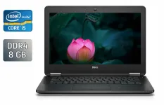 Нетбук Б-клас Dell Latitude E7270 / 12.5" (1366x768) TN / Intel Core i5-6300U (2 (4) ядра по 2.4 - 3.0 GHz) / 8 GB DDR4 / 240 GB SSD / Intel HD Graphics 520 / WebCam / HDMI / Windows 10 б/в