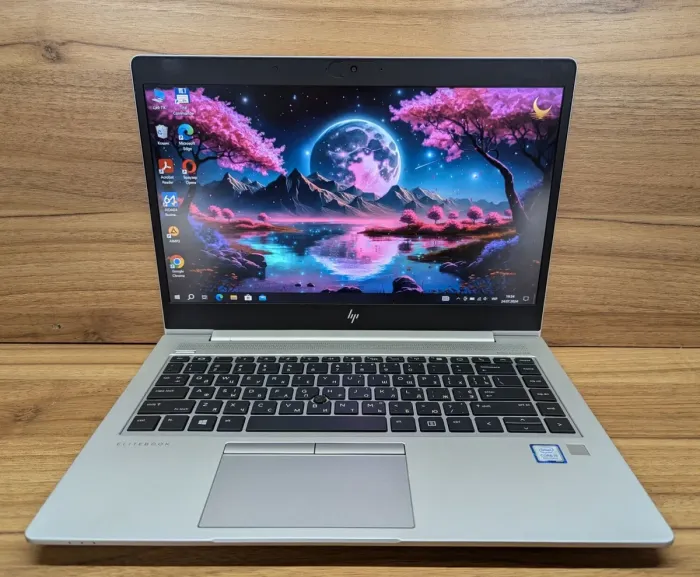 Ультрабук HP EliteBook 840 G6 / 14" (1920x1080) IPS / Intel Core i5-8265U (4 (8) ядра по 1.6 - 3.9 GHz) / 16 GB DDR4 / 512 GB SSD / Intel UHD Graphics 620 / WebCam / Fingerprint / Windows 10 б/в - зображення 2