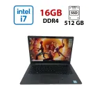 Ультрабук Dell Latitude 7400 / 13.3" (1920x1080) IPS Touch / Intel Core i7-8665U (4 (8) ядра по 1.9 - 4.8 GHz) / 16 GB DDR4 / 512 GB SSD / Intel UHD Graphics 620 / WebCam б/в