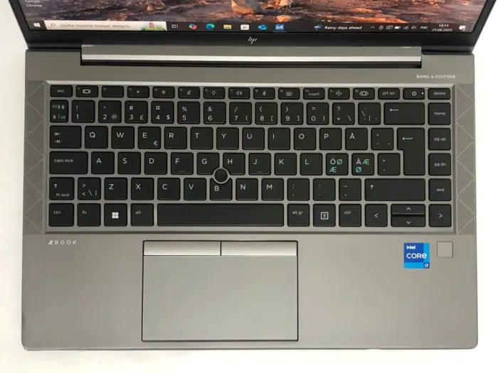 Мобільна робоча станція Б-клас HP ZBook Firefly 14 G8 / 14" (1920x1080) IPS / Intel Core i7-1165G7 (4 (8) ядра по 2.8 - 4.7 GHz) / 16 GB DDR4 / 512 GB SSD NVMe / nVidia Quadro T500, 4 GB GDDR6, 64-bit / WebCam / Win 10 Pro б/в - зображення 9