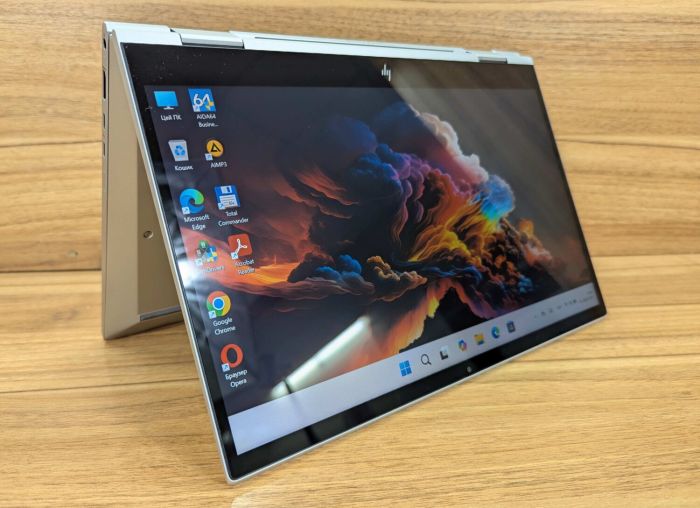 Ультрабук HP EliteBook x360 830 G8 / 13.3" (1920x1080) IPS Touch / Intel Core i5-1145G7 (4 (8) ядра по 2.6 - 4.4 GHz) / 16 GB DDR4 / 512 GB SSD / Intel Iris Xe Graphics / WebCam / TouchID / Windows 11 б/в - зображення 7
