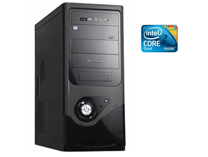 ПК Б-клас Golden Field 5003B Tower / Intel Core 2 Quad Q8300 (4 ядра по 2.5 GHz) / 4 GB DDR3 / 120 GB SSD / Intel GMA 4500 / 420W / Win 10 б/в - зображення 1