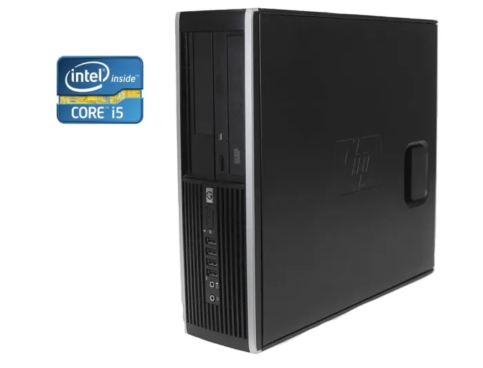 ПК Б-клас HP Compaq 8100 Elite SFF / Intel Core i5-650 (2 (4) ядра по 3.2 - 3.46 GHz) / 8 GB DDR3 / 500 GB HDD / Intel HD Graphics / DVD-RW б/в - зображення 1