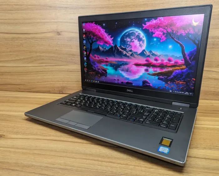 Мобільна робоча станція Dell Precision 7740 / 17.3" (1920x1080) IPS / Intel Core i5-9400H (4 (8) ядра по 2.5 - 4.3 GHz) / 32 GB DDR4 / 256 GB SSD + 500 GB SSD / nVidia Quadro RTX 3000, 6 GB GDDR6, 192-bit / Fingerprint / Windows 10 б/в - зображення 5