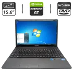 Ноутбук Samsung NP300E5C / 15.6" (1366x768) TN / Intel Core i5-3210M (2 (4) ядра по 2.5 - 3.1 GHz) / 6 GB DDR3 / 500 GB HDD / nVidia GeForce GT 620M, 1 GB GDDR3, 64-bit / WebCam / DVD-ROM б/в