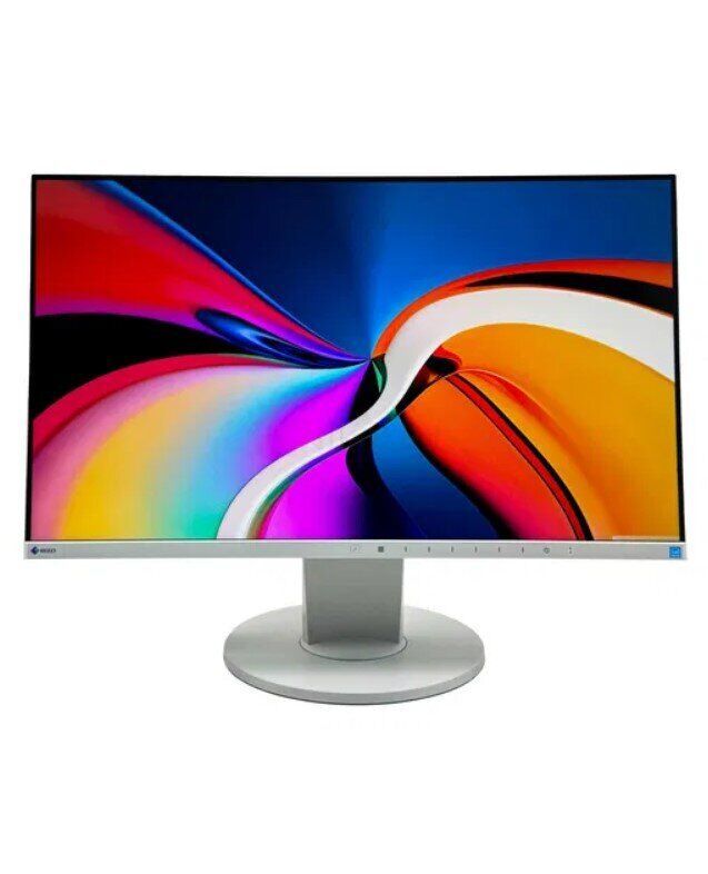 Монітор Широкоформатний Eizo FlexScan EV2450 / 24" (1920x1080) IPS / 1x HDMI, 1x DP, 1x DVI, 1x VGA, 1x USB 3.0, 2x USB 2.0, 2x Audio / 2х 1W / VESA 100x100 / Pivot б/в - зображення 2