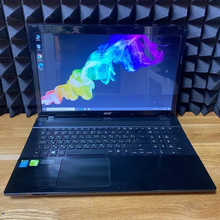 Ноутбук Б-клас Acer Aspire V3-772G / 17.3" (1600x900) TN / Intel Core i7-4702MQ (4 (8) ядра по 2.2 - 3.2 GHz) / 32 GB DDR3 / 120 GB SSD / nVidia GeForce GT 750M, 2 GB GDDR5, 128-bit / WebCam / DVD-ROM б/в - зображення 2