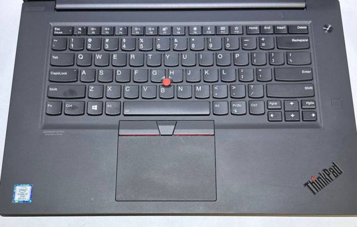 Ігровий ультрабук Lenovo ThinkPad X1 Extreme Gen2 / 15.6" (1920x1080) IPS / Intel Core i7-9850H (6 (12) ядер по 2.6 - 4.6 GHz) / 32 GB DDR4 / 256 GB SSD + 256 GB SSD / nVidia GeForce GTX 1650 Max-Q, 4 GB GDDR6, 128-bit / WebCam / Win 11 Pro б/в - зображення 7