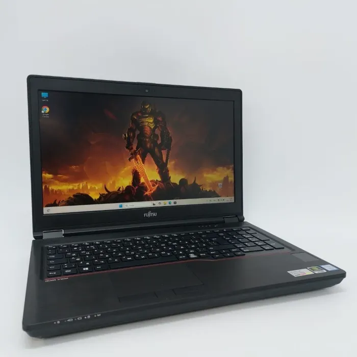 Мобільна робоча станція Fujitsu Celsius H780 / 15,6" (1920x1080) IPS / Intel Core i7-8750H (6 (12) ядер по 2.2 - 4.1 GHz) / 32 GB DDR4 / 512 GB SSD / nVidia Quadro P600, 4 GB GDDR5, 128-bit / WebCam б/в - зображення 2
