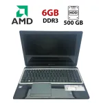 Ноутбук Packard Bell 156 / 15.6" (1366x768) TN / AMD E1-2500 (2 ядра по 1.4 GHz) / 6 GB DDR3 / 500 GB HDD / AMD Radeon HD 8240 / WebCam б/в