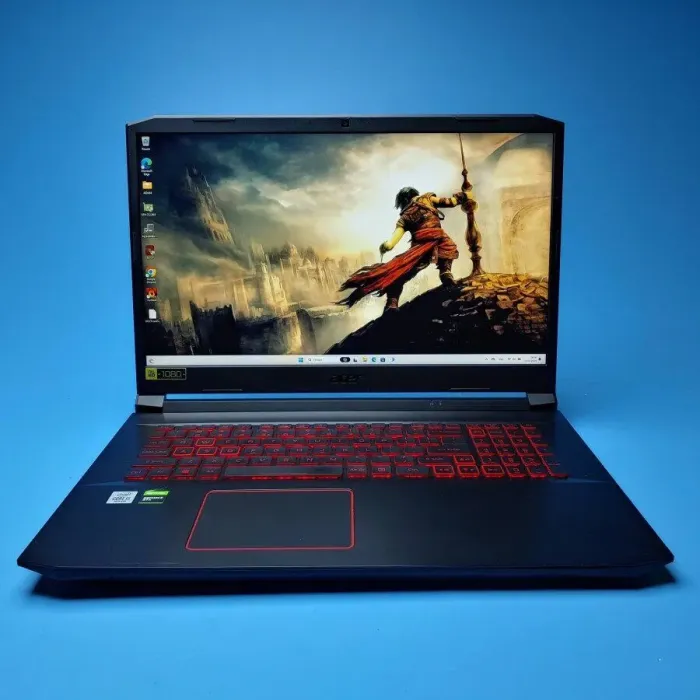 Ігровий ноутбук Acer Nitro 5 AN517-52 / 17.3" (1920x1080) IPS / Intel Core i5-10300H (4 (8) ядра по 2.5 - 4.5 GHz) / 8 GB DDR4 / 512 GB SSD / nVidia GeForce GTX 1650 Ti, 4 GB GDDR6, 128-bit / WebCam / Win 11 Home б/в - зображення 2
