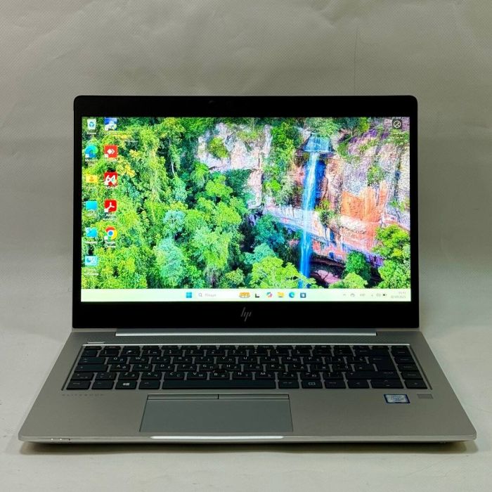 Ноутбук Б-клас HP EliteBook 840 G6 / 14" (1920x1080) IPS / Intel Core i5-8365U (4 (8) ядра по 1.6 - 4.1 GHz) / 8 GB DDR4 / 512 GB SSD / Intel UHD Graphics 620 / WebCam / Fingerprint б/в - зображення 2