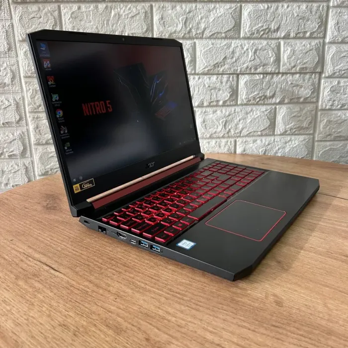 Ігровий ноутбук Б-клас Acer Nitro 5 AN515-54 / 15.6" (1920x1080) IPS / Intel Core i5-9300H (4 (8) ядра по 2.4 - 4.1 GHz) / 16 GB DDR4 / 512 GB SSD / nVidia GeForce RTX 2060, 6 GB GDDR6, 192-bit / WebCam б/в - зображення 4