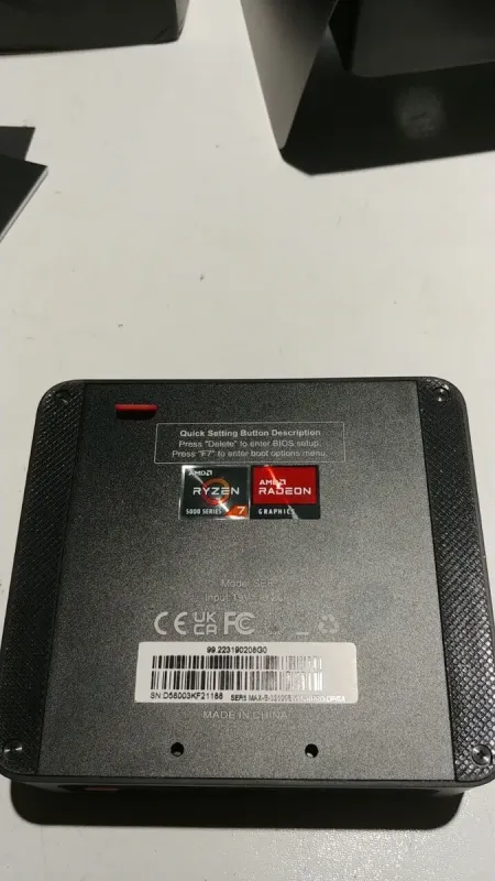 Неттоп Beelink SER5 MAX USFF / AMD Ryzen 7 5800H (8 (16) ядер по 3.2 - 4.4 GHz) / 16 GB DDR4 / 240 GB SSD / AMD Radeon RX Vega 8 Graphics / USB 3.1 / Wi-Fi / Bluetooth / Блок живлення в комплекті б/в - зображення 9