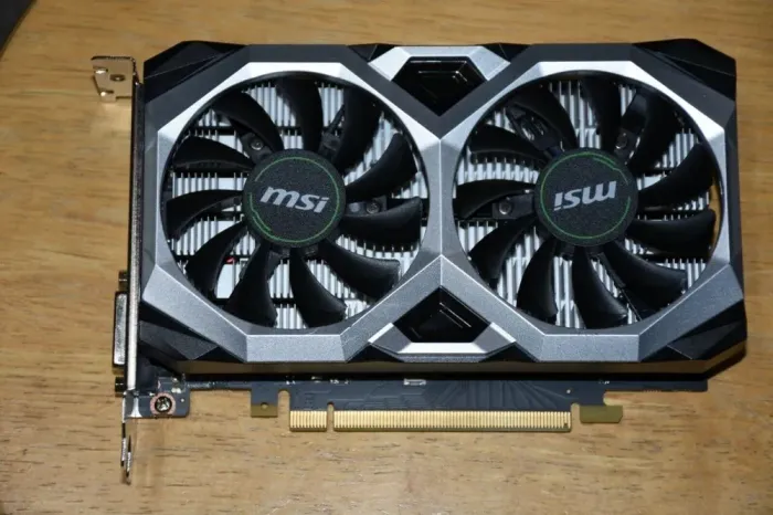 Дискретна відеокарта nVidia GeForce GTX 1650, 4 GB GDDR5, 128-bit / DVI, HDMI, DisplayPort / GTX 1650 VENTUS XS 4G OC б/в - зображення 2