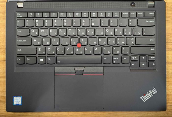 Мобільна робоча станція Lenovo ThinkPad P43s / 14" (1920x1080) IPS / Intel Core i7-8665U (4 (8) ядра по 1,9 - 4,8 ГГц) / 32 ГБ DDR4 / 1000 ГБ SSD / nVidia Quadro P520, 2 ГБ GDDR5, 64-біт / Веб-камера / HDMI / Windows 10 б/в - зображення 3