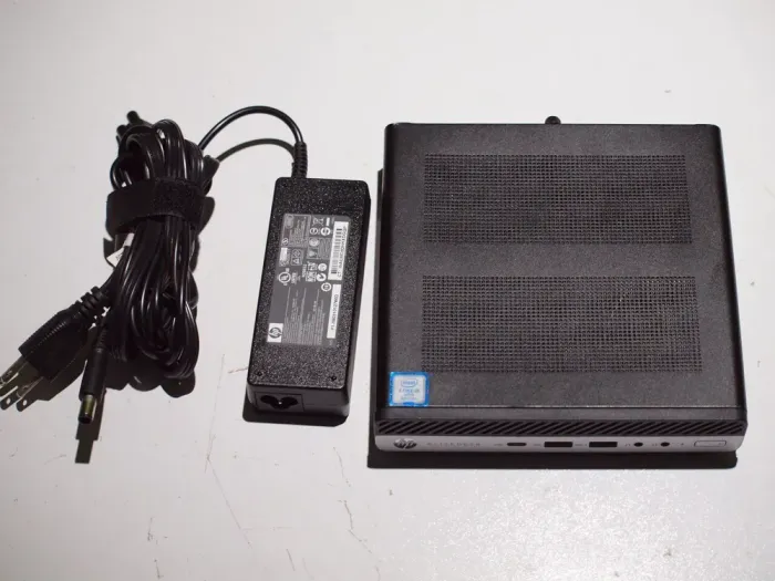 Неттоп HP EliteDesk 800 G4 Desktop Mini USFF / Intel Core i5-8500 (6 ядер по 3.0 - 4.1 GHz) / 8 GB DDR4 / 128 GB SSD / Intel UHD Graphics 630 / DisplayPort б/в - зображення 9