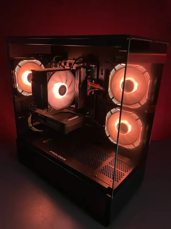 Ігровий ПК 1stPlayer Mi7-A-BK-2F7R-1F7 STALKER Tower / Intel Core i5-12400F (6 (12) ядер по 2.5 - 4.4 GHz) / 16 GB DDR5 / 1000 GB SSD M.2 / nVidia GeForce RTX 5060, 8 GB GDDR7, 128-bit б/в - зображення 3