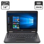 Ноутбук Б-клас Dell Latitude E5440 / 14" (1366x768) TN / Intel Core i3-4010U (2 (4) ядра по 1,7 ГГц) / 8 ГБ DDR3 / 256 ГБ SSD / Intel HD Graphics 4400 / WebCam / DVD-ROM / АКБ не тримає заряд б/в