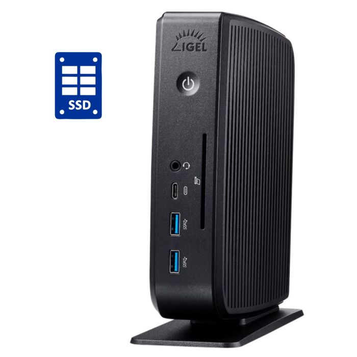 Неттоп Igel Thin Client UD3 M350C USFF / AMD Ryzen R1505G (2 (4) ядра по 2.4 - 3.3 GHz) / 4 GB DDR4 / 8 GB SSD / AMD Radeon Vega 3 Graphics / Igel OS б/в - зображення 1