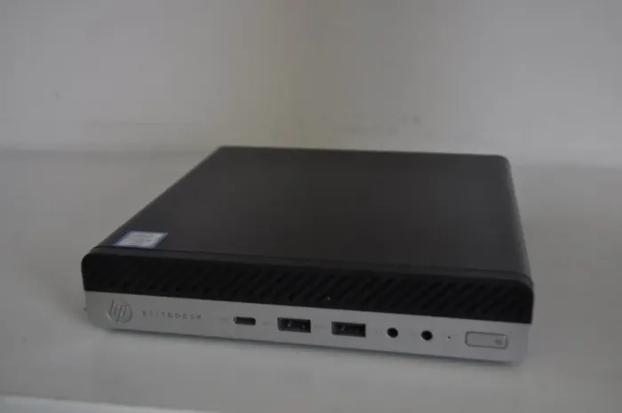 Комплект ПК: HP EliteDesk 800 G3 Desktop Mini USFF / Intel Core i5-6500T (4 ядра по 2.5 - 3.1 GHz) / 12 GB DDR4 / 500 GB SSD / Intel UHD Graphics 630 + Монітор Б-клас 22" (1680x1050) TN  б/в - зображення 5