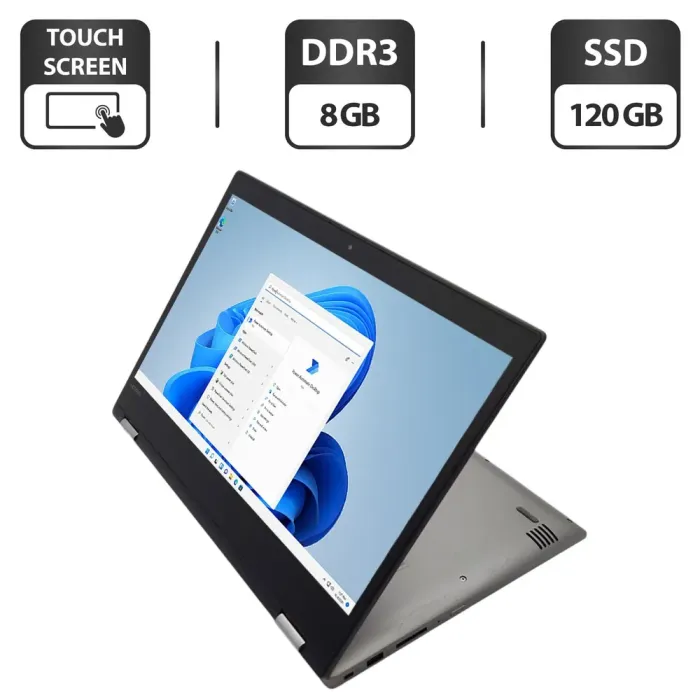 Ноутбук-трансформер Lenovo IdeaPad Flex 14 X360 / 14" (1366x768) TN Touch / Intel Pentium 4415U (2 (4) ядра по 2.3 GHz) / 8 GB DDR3 / 120 GB SSD / Intel HD Graphics 610 / WebCam б/в - зображення 1