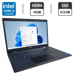 Ультрабук Dell Latitude 3420 / 14" (1366x768) TN / Intel Core i5-1135G7 (4 (8) ядра по 2.4 - 4.2 GHz) / 16 GB DDR4 / 512 GB SSD / Intel Iris Xe Graphics / WebCam / Windows 11 Pro б/в
