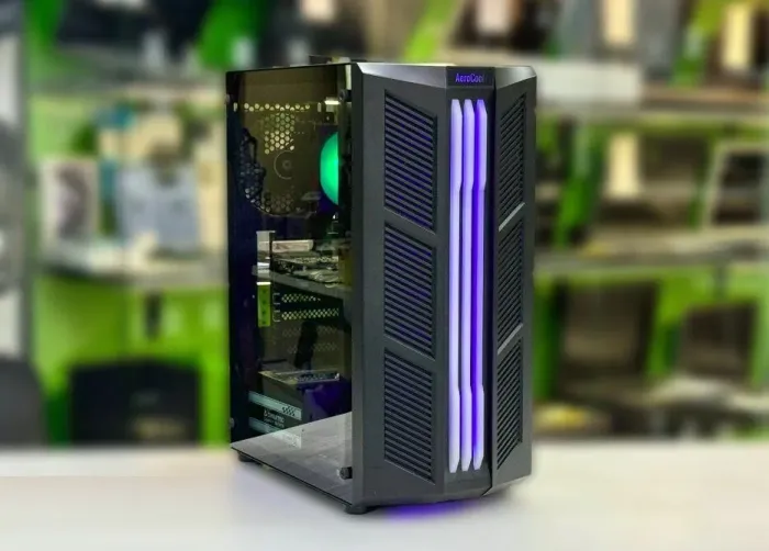 Ігровий ПК AeroCool Prime-G-BK-v1 Black Tower / AMD Ryzen 5 3600 (6 (12) ядер 3,6 - 4,2 ГГц) / 16 ГБ DDR4 / 256 ГБ SSD + 500 HDD / nVidia GeForce GTX 1660 Ti, 6 ГБ GDDR6, 192-bit / 600 Вт / Win 10 б/в - зображення 2