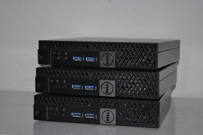 Неттоп Dell OptiPlex 3040 Micro USFF / Intel Core i5-6500T (4 ядра по 2.5 - 3.1 GHz) / 8 GB DDR3 / 250 GB HDD / Intel HD Graphics 530 / Блок питания б/в - зображення 2