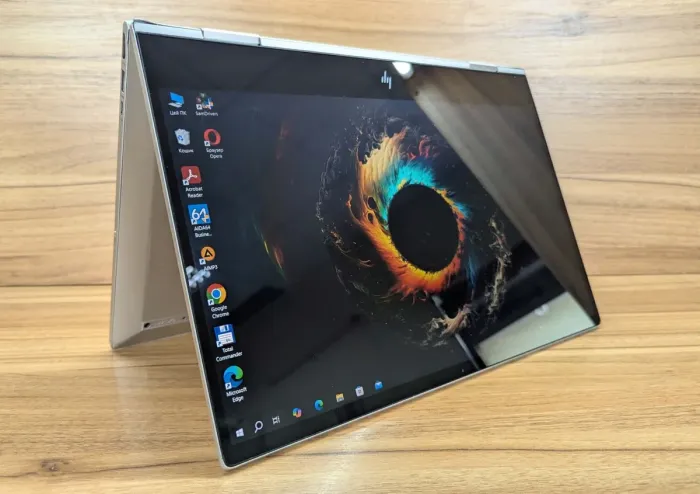 Ноутбук-трансформер Б-клас HP ENVI x360m 15m-dr0011dx / 15.6" (1920x1080) IPS Touch / Intel Core i5-8265U (4 (8) ядра по 1.6 - 3.9 GHz) / 16 GB DDR4 / 480 GB SSD / Intel UHD Graphics 620 / WebCam / TouchID / Windows 10 б/в - зображення 8