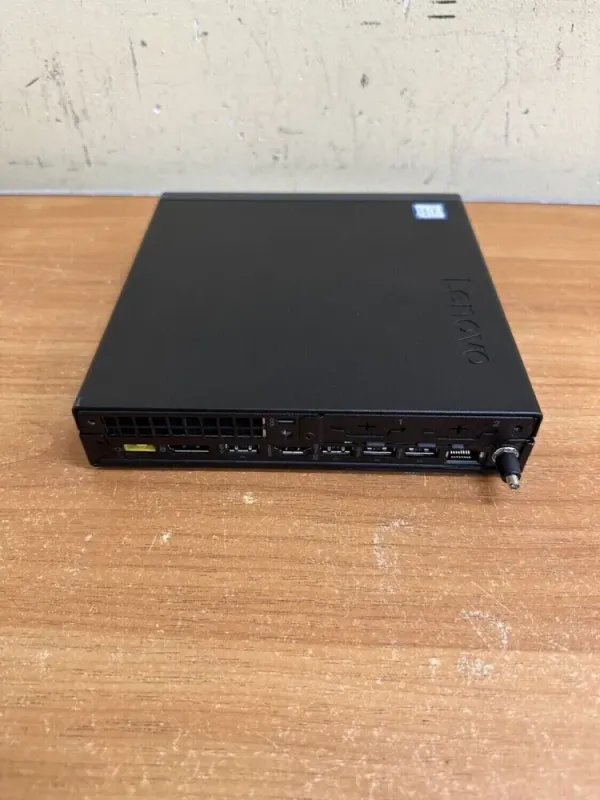 Неттоп Lenovo ThinkCentre M720q Tiny USFF / Intel Core i3-8100T (4 ядра по 3.1 GHz) / 8 GB DDR4 / no HDD / Intel UHD Graphics 630 / USB 3.1 / Блок живлення в комплекті б/в - зображення 3