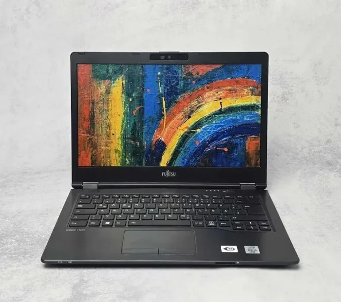 Ультрабук Fujitsu Lifebook U7410 / 14" (1920x1080) IPS Touch / Intel Core i5-10210U (4 (8) ядра по 1.6 - 4.2 GHz) / 16 GB DDR4 / 512 GB SSD M.2 / Intel UHD Graphics / WebCam / Win 10 Pro б/в - зображення 2